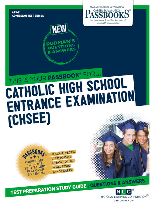 Title details for CATHOLIC HIGH SCHOOL ENTRANCE EXAMINATION (CHSEE) by National Learning Corporation - Available
